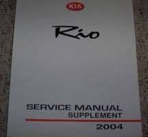 2004 Kia Rio Service Manual Supplement