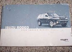 2004 Isuzu Rodeo Owner's Manual