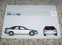 2004 Volvo S40 & V40 Owner's Manual