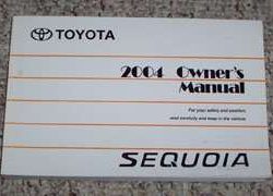 2004 Toyota Sequoia Owner's Manual