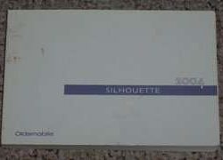 2004 Oldsmobile Silhouette Owner's Manual