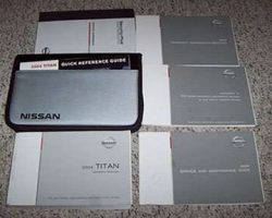 2004 Nissan Titan Owner's Manual Set