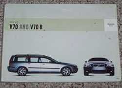 2004 Volvo V70 & V70R Owner's Manual