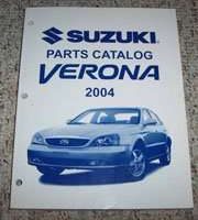 2004 Suzuki Verona Parts Catalog Manual
