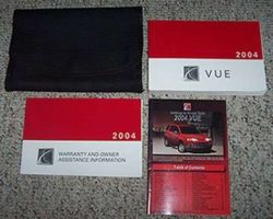 2004 Saturn Vue Owner's Manual Set