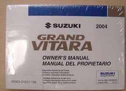 2004 Suzuki Grand Vitara Owner's Manual