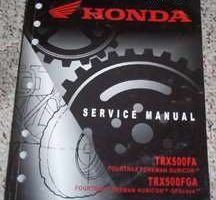 2006 Honda Fourtrax Foreman Rubicon TRX500FA & Fourtrax Foreman Rubicon GPScape TRX500FGA Service Manual