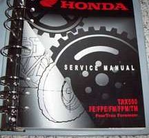 2008 Honda TRX500 FE/FPE/FM/FPM/TM Fourtrax Foreman Service Manual