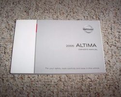 2005 Nissan Altima Owner's Manual