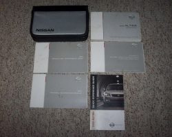 2005 Nissan Altima Owner's Manual Set