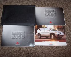 2005 Mitsubishi Endeavor Owner's Manual Set