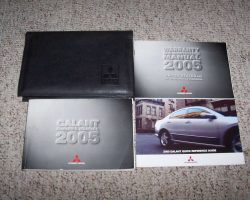 2005 Mitsubishi Galant Owner's Manual Set