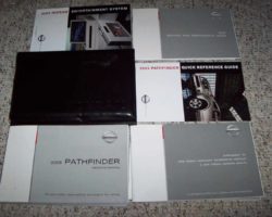 2005 Nissan Pathfinder Owner's Manual Set