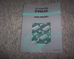 2005 Toyota Prius Electrical Wiring Diagram Manual
