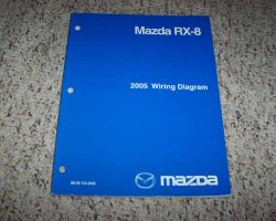 2005 Mazda RX-8 Wiring Diagrams Manual