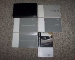 2005 Nissan Sentra Owner's Manual Set