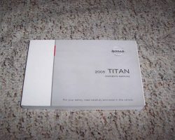2005 Nissan Titan Owner's Manual