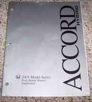 2005 Honda Accord Hybrid Body Repair Manual Supplement