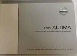2005 Nissan Altima Navigation System Owner's Manual