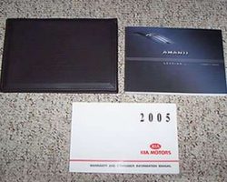 2005 Kia Amanti Owner's Manual Set
