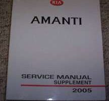 2005 Kia Amanti Service Manual Supplement