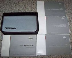 2005 Nissan Armada Owner's Manual Set