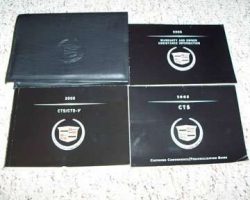 2005 Cadillac CTS Owner's Manual Set