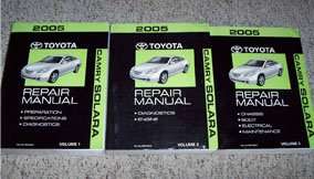 2005 Toyota Camry Solara Service Repair Manual