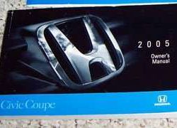 2005 Honda Civic Coupe Owner's Manual