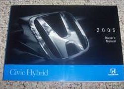 2005 Honda Civic Hybrid Owner's Manual