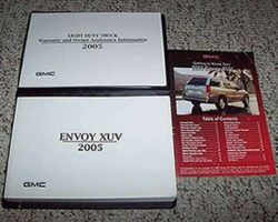 2005 GMC Envoy XUV Owner's Manual Set
