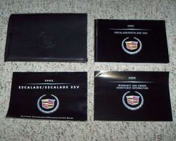 2005 Cadillac Escalade & Escalade ESV Owner's Manual Set