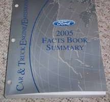 2005 Mercury Grand Marquis Engine/Emission Facts Book Summary