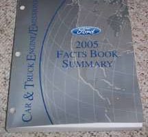 2005 Mercury Mountaineer Engine/Emission Facts Book Summary