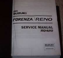 2005 Suzuki Forenza & Reno Service Manual