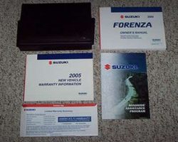 2005 Suzuki Forenza Owner's Manual Set