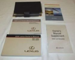 2005 Lexus GS430 & GS300 Owner's Manual Set