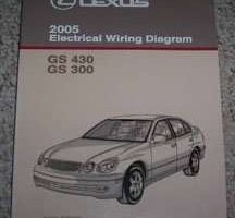 2005 Lexus GS430 & GS300 Electrical Wiring Diagram Manual