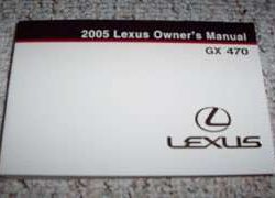 2005 Lexus GX470 Owner's Manual