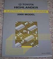 2005 Toyota Highlander Electrical Wiring Diagram Manual
