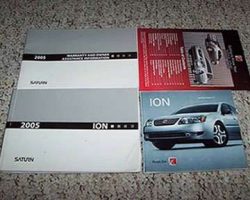 2005 Saturn Ion Owner's Manual Set