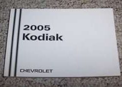 2005 Chevrolet Kodiak Medium Duty Truck Owner's Manual