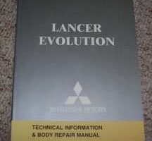 2005 Mitsubishi Lancer Evolution Technical Information & Body Repair Manual