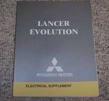 2005 Mitsubishi Lancer Evolution Electrical Supplement Manual