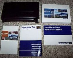 2005 Subaru Legacy & Outback Owner's Manual Set