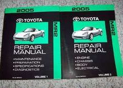 2005 Toyota MR2 Service Repair Manual