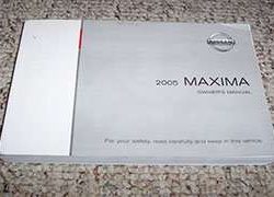 2005 Nissan Maxima Owner's Manual