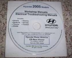 2005 Hyundai XG350 Workshop & Electrical Troubleshooting Manual CD