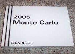 2005 Chevrolet Monte Carlo Owner's Manual