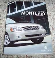 2005 Mercury Monterey Owner's Manual